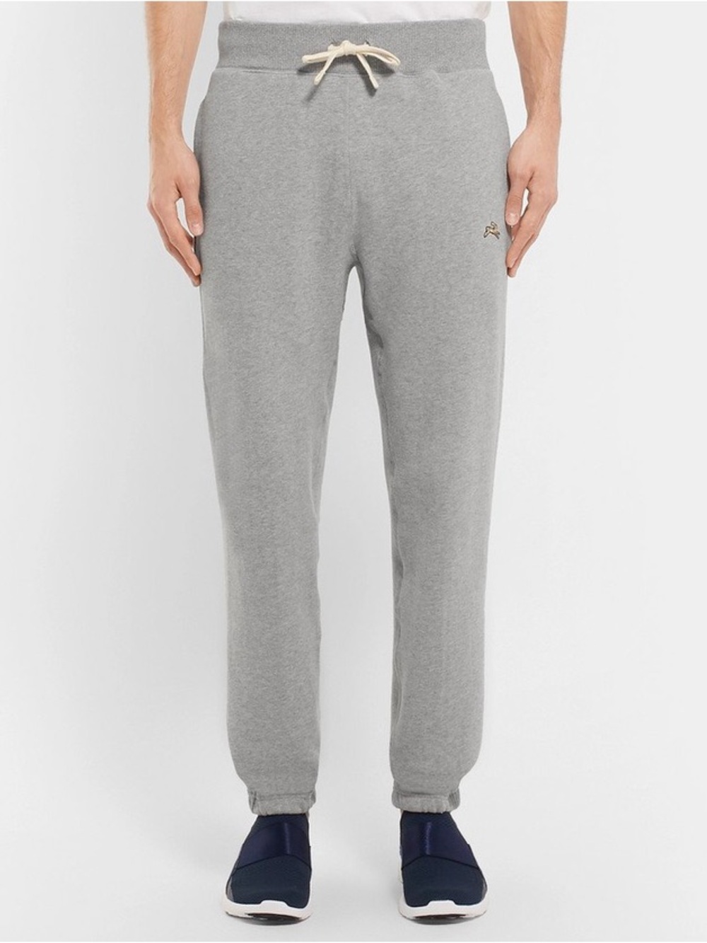 Tracksmith Trackhouse Sweatpants Fleece Back Cotton Blend Gray Sz Small